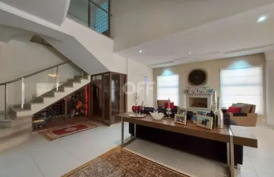 Casa em condomínio fechado com 4 quartos à venda na rua olympio pattaro, 220, loteamento residencial barão do café, campinas, 457 m2 por r$ 2.500.000
