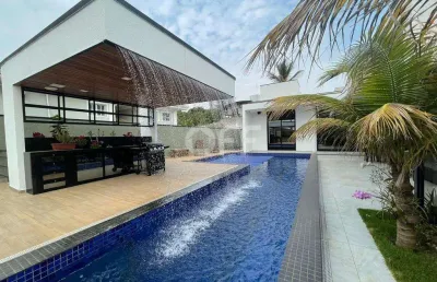 Casa em condomínio fechado com 4 quartos à venda na rua sabiú, s/n, loteamento alphaville campinas, campinas, 520 m2 por r$ 5.900.000