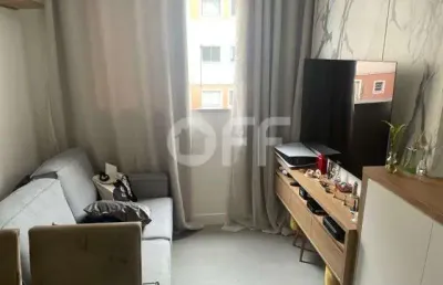 Apartamento com 2 quartos à venda na avenida são josé dos campos, 3385, loteamento parque são martinho, campinas, 44 m2 por r$ 255.000
