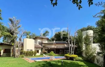 Casa em condomínio fechado com 4 quartos à venda na rua armando eurico stocco, 77, sousas, campinas, 420 m2 por r$ 2.800.000
