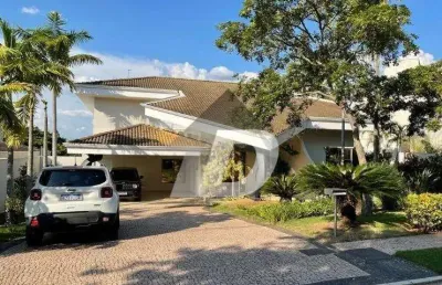 Casa em condomínio fechado com 4 quartos à venda no loteamento alphaville campinas, campinas , 420 m2 por r$ 4.200.000
