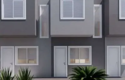 Casa sobrado em condomínio a venda, com quintal, 56m² - mogi das cruzes