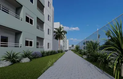 Apartamento em suzano com 2 quartos, sacada, 1 vaga