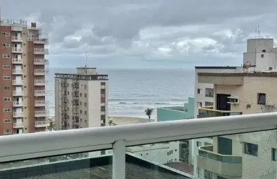 Apartamento com vista mar , 3 quartos, 2 suítes , 127m , em ocian praia grande