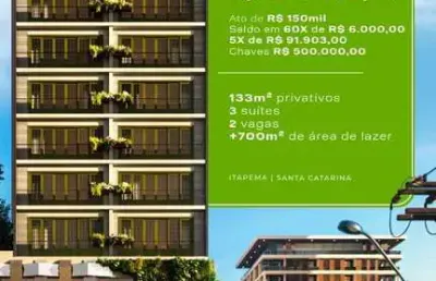 Apartamento com 3 quartos à venda no Centro, Itapema 