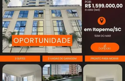 Apartamento com 3 quartos à venda no Centro, Itapema 