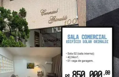 Sc579 - edifício solar grimaldi sala comercial em balneário camboriú