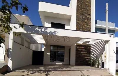 Casa à venda em indaiatuba, jardim park real, com 3 quartos, com 164 m²