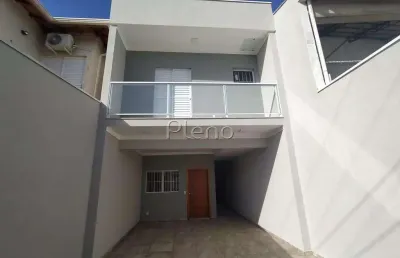 Sobrado à venda em campinas, parque jambeiro, com 3 suítes, com 123 m²
