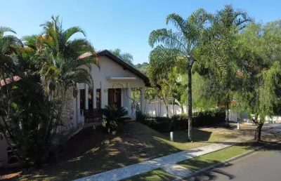 Sobrado à venda em valinhos, santa cruz, com 3 quartos, com 270 m², residencial terras do caribe
