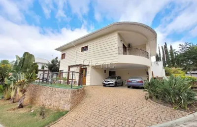 Sobrado à venda em valinhos, chácaras silvania, com 4 suítes, com 380 m²