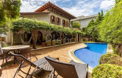 Sobrado à venda em campinas, alphaville dom pedro, com 3 suítes, com 428 m², alphaville dom pedro