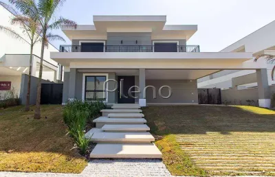 Casa à venda em campinas, loteamento mont blanc residence, com 4 suítes, com 453 m²