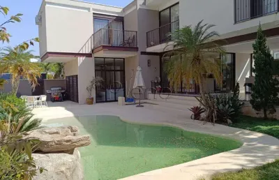 Sobrado à venda e para alugar em campinas, swiss park, com 3 suítes, com 305 m²