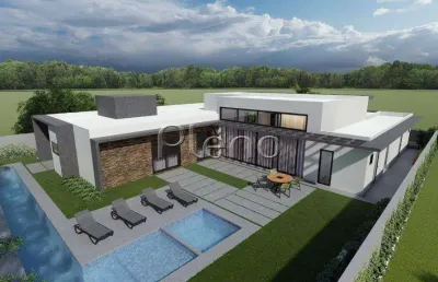 Casa à venda em valinhos, dois córregos, com 4 suítes, com 431 m², condomínio villaggio san pietro