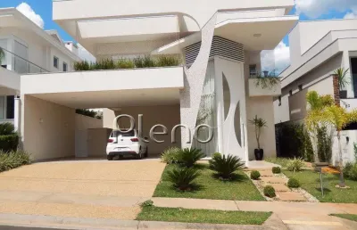 Casa à venda em campinas, loteamento parque dos alecrins, com 3 suítes, com 410 m²