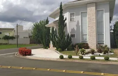 Sobrado à venda em paulínia, parque brasil 500, com 4 suítes, com 440 m², residencial villa lobos