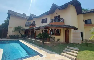 Sobrado à venda em valinhos, sítio recreio dos cafezais, 4 quartos, 398 m²