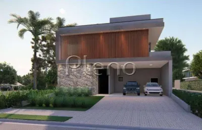 Sobrado à venda em paulínia, parque brasil 500, com 4 suítes, com 300.22 m²