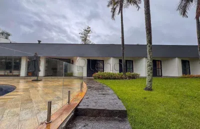 Casa à venda em valinhos, chácaras alpina, com 6 suítes, com 856 m², condomínio village sans souci