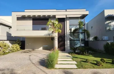 Sobrado à venda em campinas, alphaville dom pedro, com 4 suítes, com 422 m², alphaville dom pedro