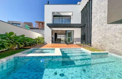 Sobrado à venda com 4 quartos no residencial arborais, campinas