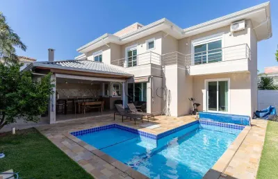 Casa à venda com 4 dormitórios no swiss park, campinas