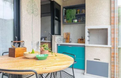 Apartamento à venda com 2 quartos no swiss park, campinas