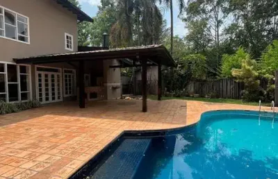 Casa à venda e  para locação para 4 dormitórios em sítios de recreio gramado, campinas