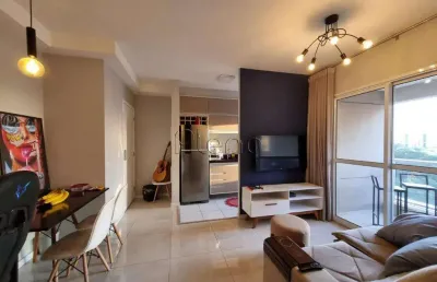 Apartamento á venda com 1 quarto no bosque, campinas