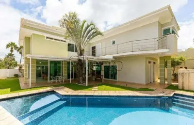 Casa à venda com 4 suítes no loteamento alphaville campinas, campinas.