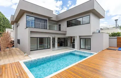 Casa à venda com 5 suítes no ecovilla boa vista, valinhos.
