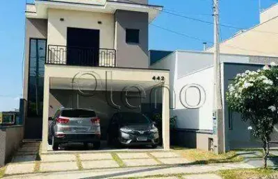 Casa à venda com 3 quartos no jardim park real, indaiatuba.