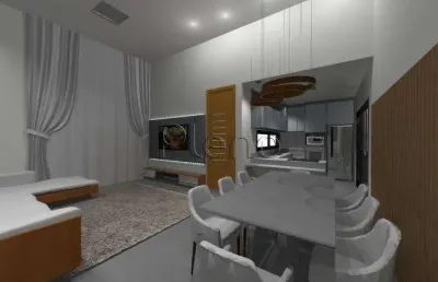 Casa à venda com 3 suítes no condomínio park gran reserve, em indaiatuba