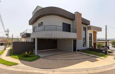 Sobrado à venda com 3 suítes no residencial villa do sol, em valinhos
