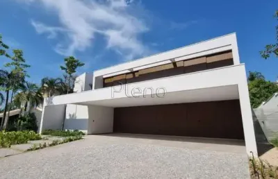 Sobrado à venda com 4 suítes no loteamento alphaville campinas, em campinas