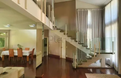Sobrado à venda com 5 suítes no gramado, em campinas