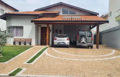 Casa à venda com 3 suítes no residencial terras do caribe, valinhos.