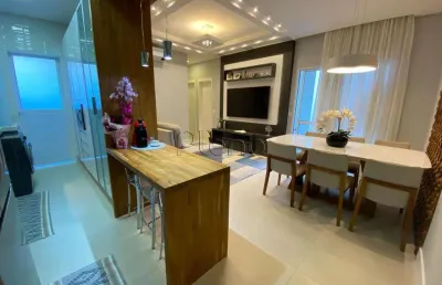 Apartamento com 3 quartos à venda no condomínio rossi mais jardins de paulínia em paulínia
