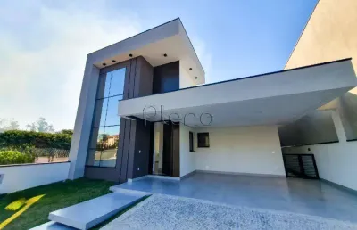 Casa à venda com 3 suítes no condomínio residencial mont'alcino, valinhos.