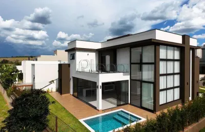 Sobrado à venda em campinas, loteamento parque dos alecrins, com 4 quartos, com 318 m²