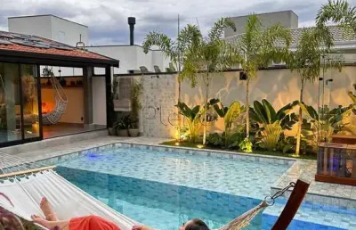 Sobrado à venda em campinas, parque da hípica, com 3 suítes, com 237 m²
