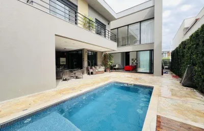 Casa mobiliada para locação no swiss park, campinas.