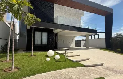 Sobrado à venda em campinas, loteamento parque dos alecrins, com 3 suítes, com 315 m²
