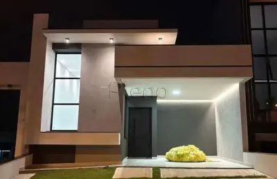 Casa à venda em indaiatuba, jardim olinda, com 3 quartos, com 150 m², condomínio park gran reserve