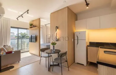 Apartamento para alugar em campinas, cambuí, com 1 suíte, com 39 m², mm536