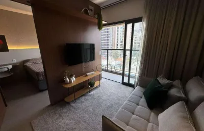 Apartamento à venda em campinas, cambuí, com 1 suíte, com 42 m², mm536