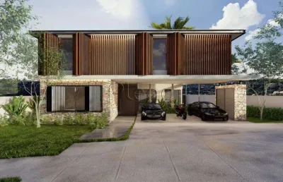 Sobrado à venda em campinas, loteamento residencial pedra alta (sousas), com 4 suítes, com 373.82 m²