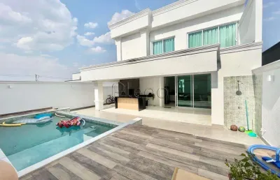 Sobrado à venda em indaiatuba, jardins di roma, com 3 suítes, com 242 m²