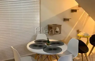 Apartamento duplex à venda em campinas, jardim paraíso, com 1 suíte, com 92 m², porto feliz